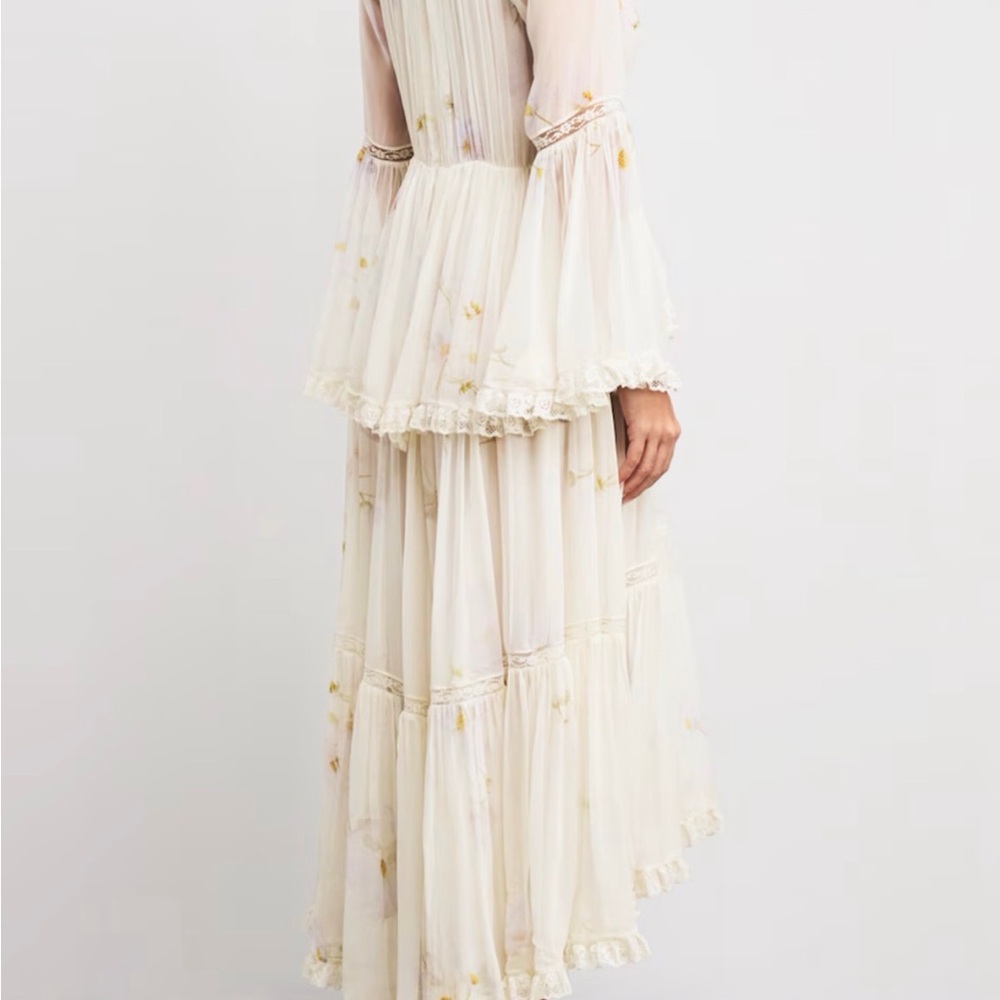 Zimmermann Memento Peplum Flutter Dress - Picture 3 of 7